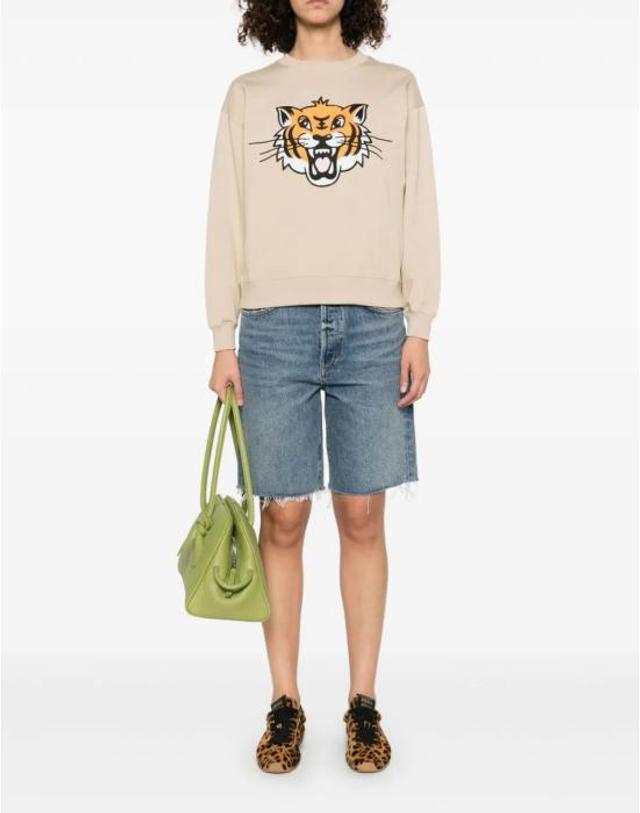 겐조 [해외직구] 25FW 겐조 스웨터 FF52SW1914MF11 BEIGE 착용컷