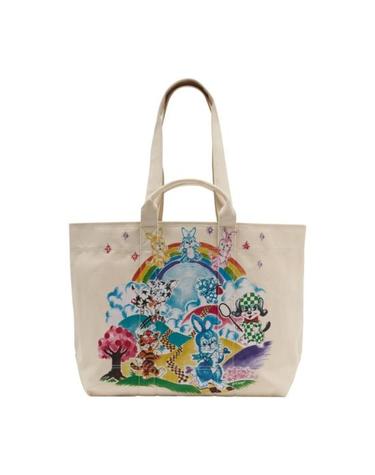 [해외직구] 26SS 겐조 Cartoon 라지 캔버스 토트백 FG58SA911F35 03 BEIGE