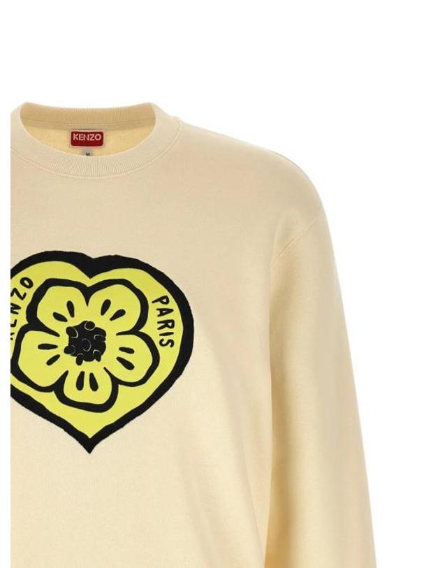겐조 [해외직구] 26SS 겐조 Boke Heart 스웻셔츠 FG55SW2044MJ03 WHITE 착용컷