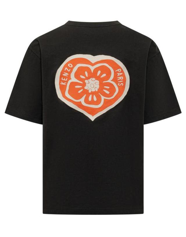 겐조 [해외직구] 26SS 겐조 Boke Heart 오버사이즈 티셔츠 FG55TS4054SY 99J BLACK 착용컷