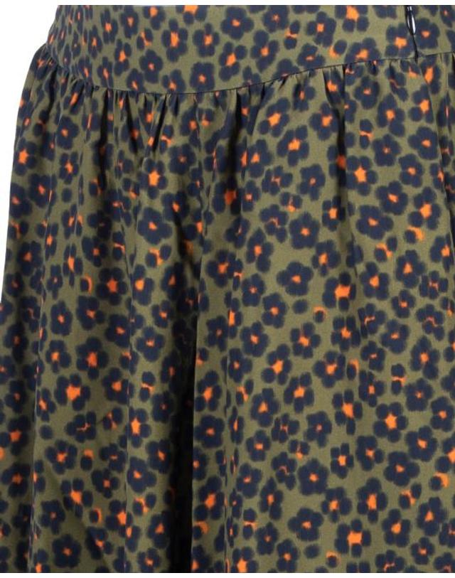 겐조 [해외직구] 23SS 겐조 롱 스커트 FD52JU1999O3 50 hana leopard MILITARE 착용컷
