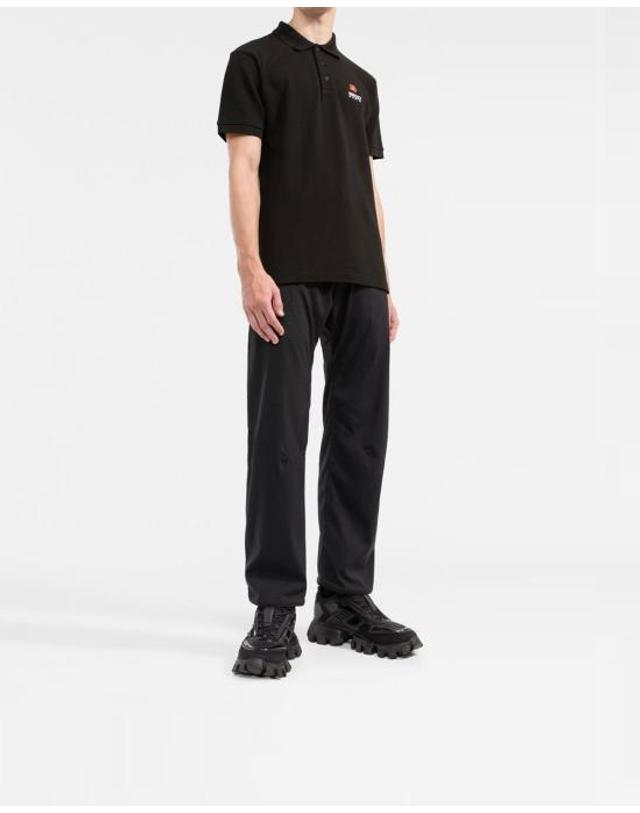 겐조 [해외직구] 26FW 겐조 폴로 티셔츠 FC65PO0024PU 99J black NERO 착용컷