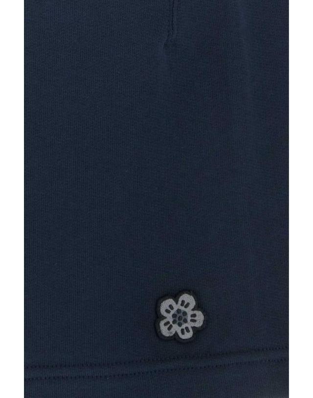 겐조 [해외직구] 26SS 겐조 Boke Flower 자수 코튼 숏팬츠 FG55SH2014MJ 76 NAVY 착용컷
