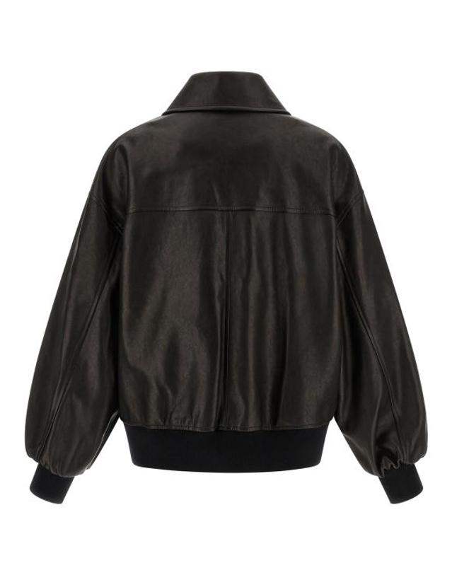 카이트 [해외직구] 26FW 케이트 쉘맨 레더 자켓 6166729200 Black 착용컷