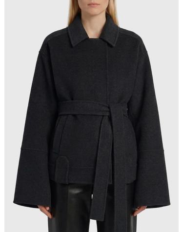 [해외직구] 26FW 케이트 엘더 더블 울 벨티드 코트 6239547 205 GREY