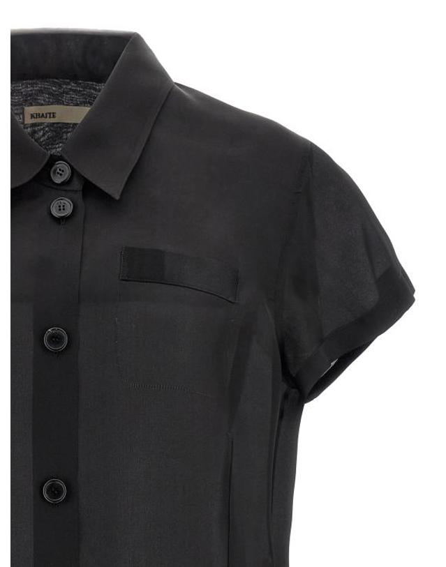 카이트 [해외직구] 25SS 케이트 블라우스 KH310699BM BLACK 착용컷