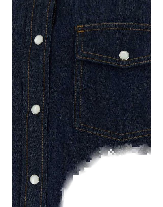 카이트 [해외직구] 26SS 케이트 셔츠 1184923040W923 040 NAVY 착용컷