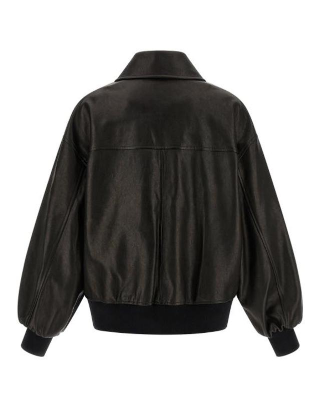 카이트 [해외직구] 26FW 케이트 가죽 자켓 KH325554BM BLACK 착용컷