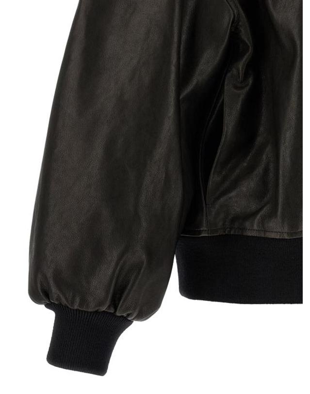 카이트 [해외직구] 26FW 케이트 가죽 자켓 KH325554BM BLACK 착용컷