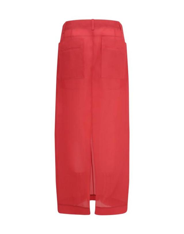 카이트 [해외직구] 25SS 케이트 플리츠 타탄 체크 롱 스커트 41493002W3002 625 RED 착용컷