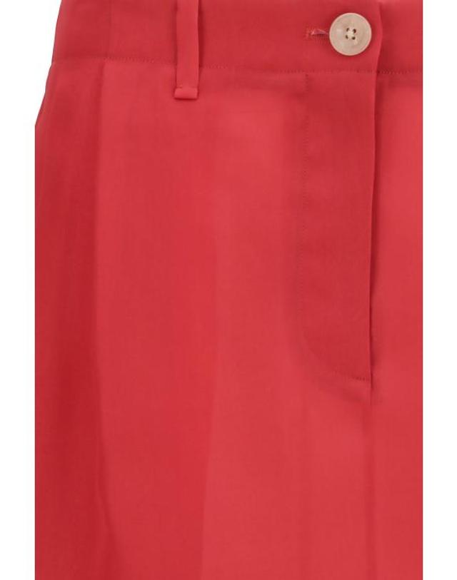 카이트 [해외직구] 25SS 케이트 플리츠 타탄 체크 롱 스커트 41493002W3002 625 RED 착용컷