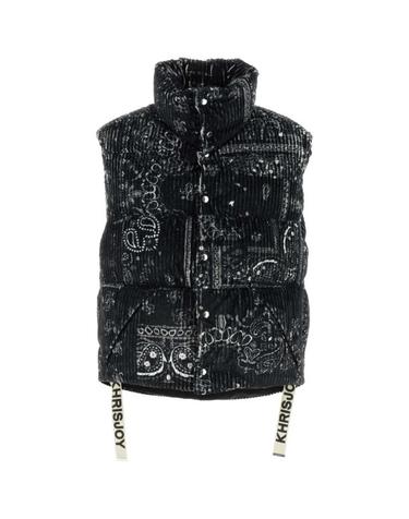 [해외직구] 24FW 크리스조이 패딩 조끼 CFPM049NCOBD BK01 Printed