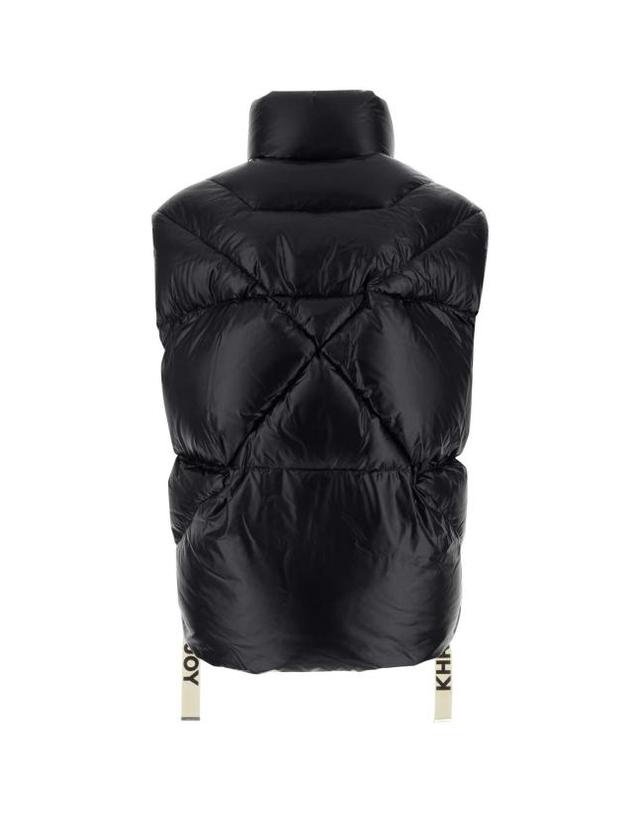 크리스조이 [해외직구] 24FW 크리스조이 패딩 조끼 EFPM049NYL BK01 Black 착용컷