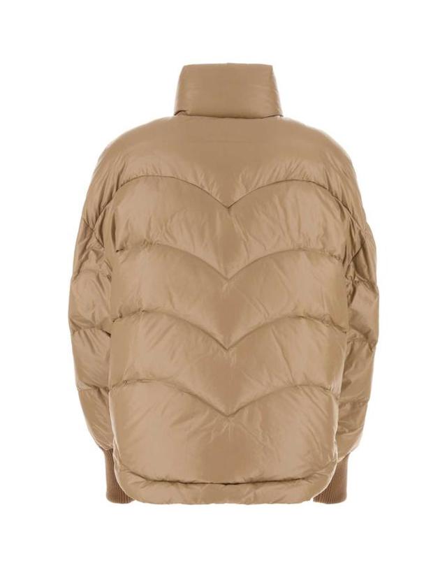 크리스조이 [해외직구] 24FW 크리스조이 숏패딩 KWF24R0624NY0002 CHA001 Beige o Tan 착용컷