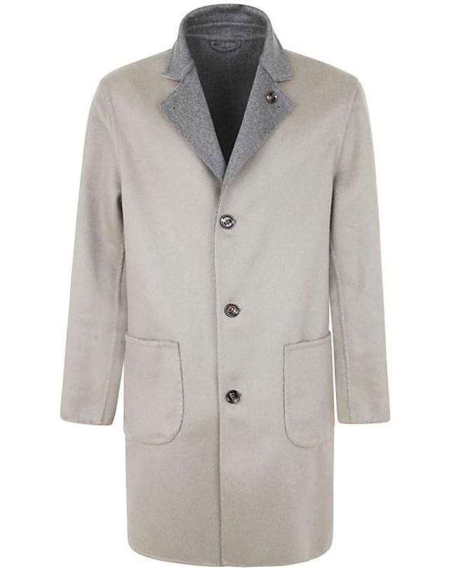 키레드 [해외직구] 23FW 키레드 코트 PARANA W68185 7 DARK GREY DOVE GREY 착용컷
