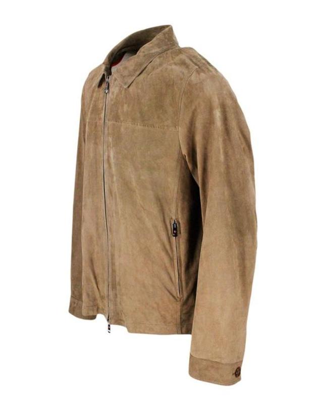 키레드 [해외직구] 26SS 키레드 가죽 자켓 WHS04PW7550005 Brown 착용컷