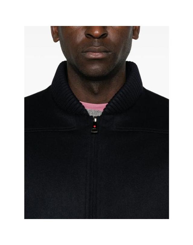 키레드 [해외직구] 26FW 키레드 봄버 자켓 BLED NAVY BLACK 착용컷