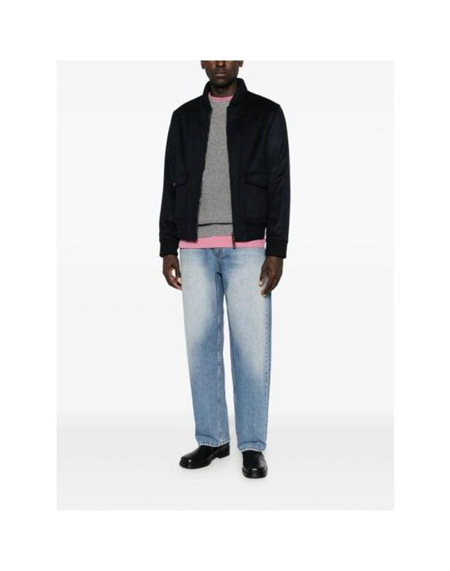 키레드 [해외직구] 26FW 키레드 봄버 자켓 BLED NAVY BLACK 착용컷