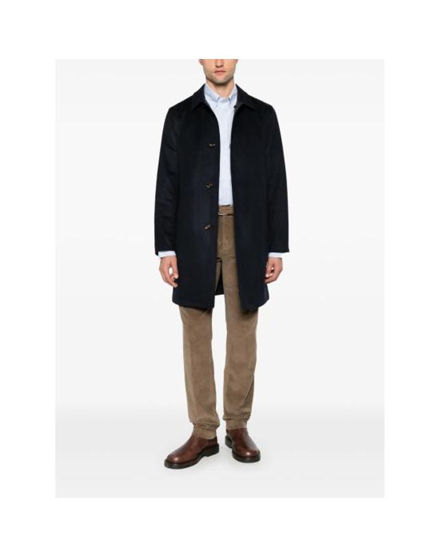 키레드 [해외직구] 26FW 키레드 코트 PEAK NAVY BLUE 착용컷