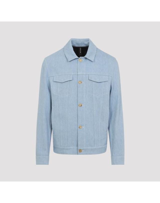 키톤 [해외직구] 26SS 키톤 자켓 UW2334V0832H10001 AZZURRO BLUE 착용컷