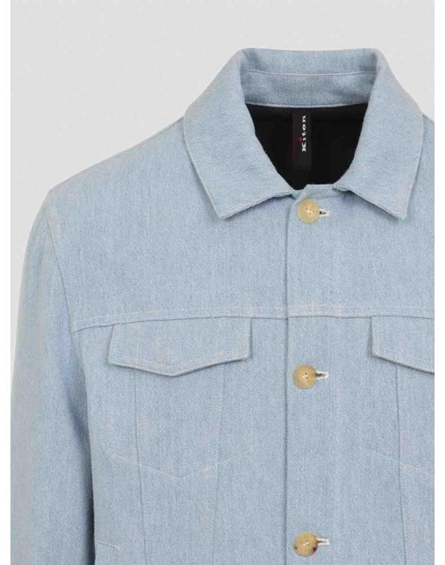 키톤 [해외직구] 26SS 키톤 자켓 UW2334V0832H10001AZZURRO Blue 착용컷