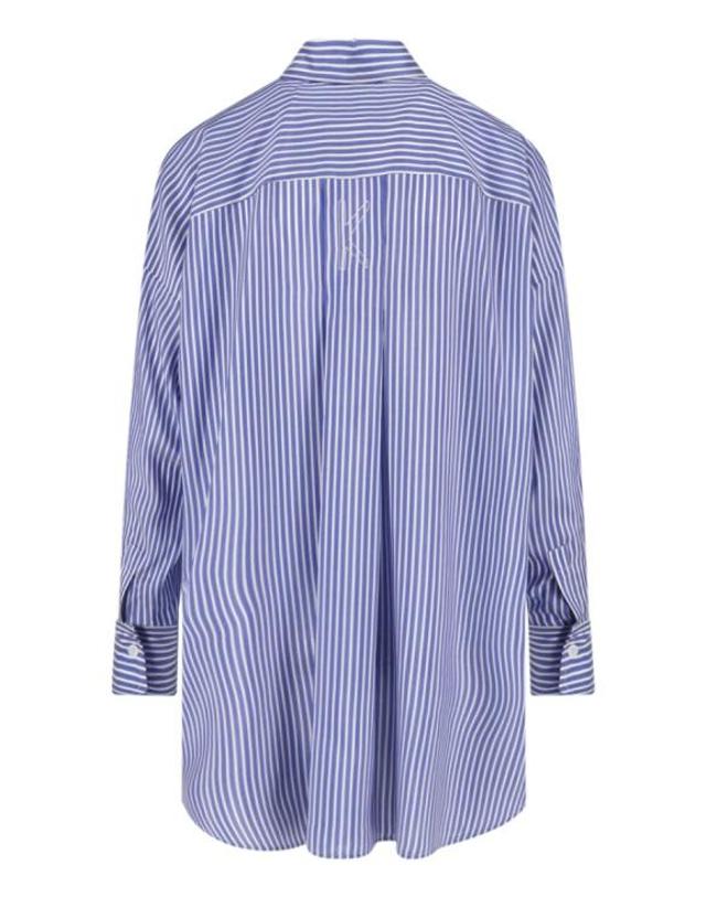 키톤 [해외직구] 26SS 키톤 셔츠 D51402K0878G01000 Blue 착용컷