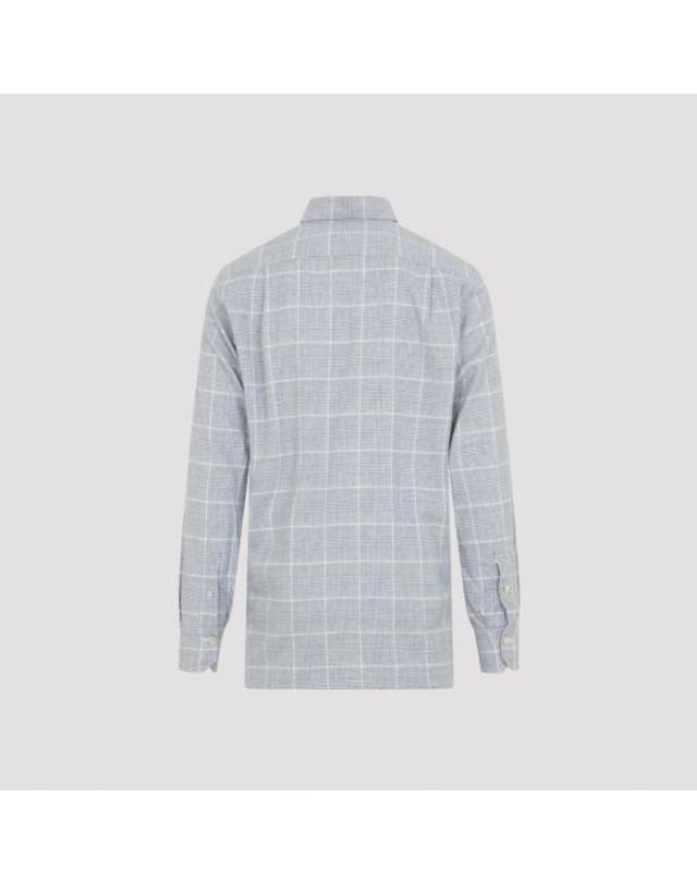 키톤 [해외직구] 26FW 키톤 긴팔 셔츠 UCRRLH0985701002 AZZURRO 착용컷
