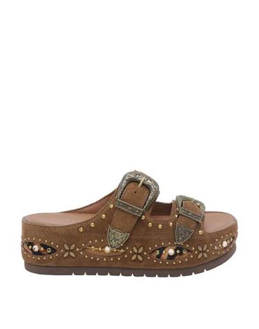 [해외직구] 26FW 커트가이거 뮬 슬리퍼 5843730209BROWN