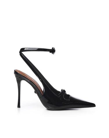 [해외직구] 26FW 커트가이거 힐 펌프스 5850200309 BLACK PATENT