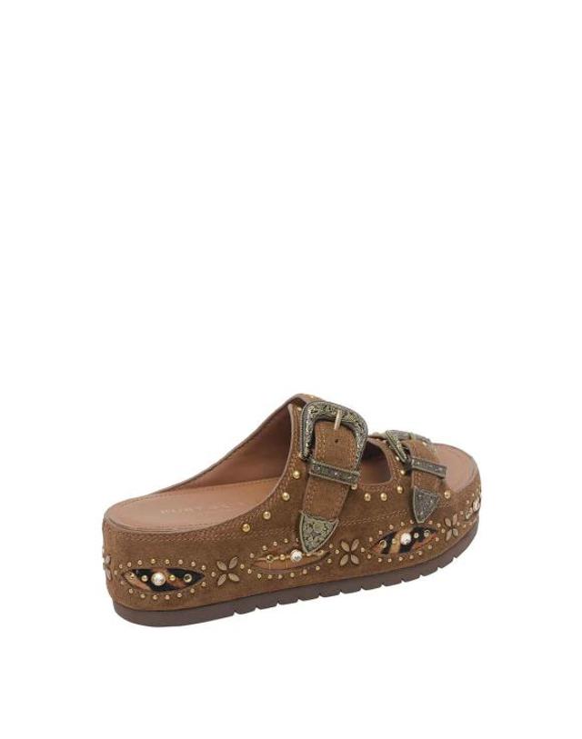 커트가이거 [해외직구] 26FW 커트가이거 뮬 슬리퍼 5843730209BROWN 착용컷
