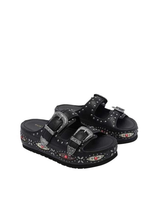 커트가이거 [해외직구] 26FW 커트가이거 뮬 슬리퍼 5843700109BLACK 착용컷