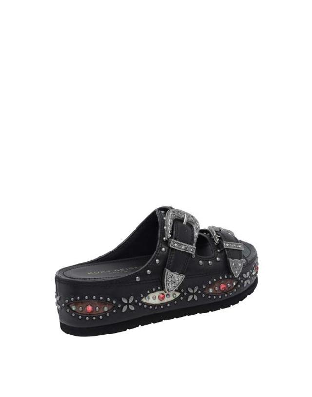 커트가이거 [해외직구] 26FW 커트가이거 뮬 슬리퍼 5843700109BLACK 착용컷