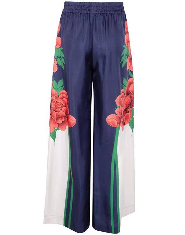 라 더블데이 [해외직구] 26SS 라 더블제이 스트레이트 팬츠 TRO0026 SIL001QPE02 BU03 QUEEN PEONY PLAC E 착용컷