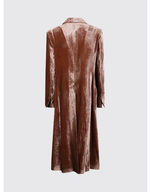라 더블데이 [해외직구] 26FW 라 더블제이 코트 JAC0166VEL019SOLID PI10 Brown 착용컷