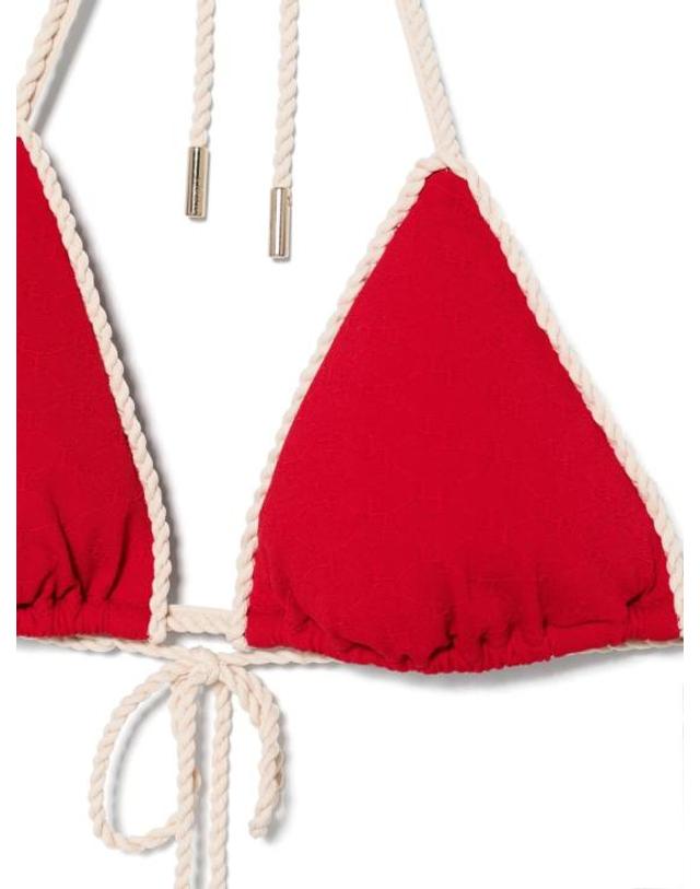 라펠라 [해외직구] 24SS 라펠라 비치웨어 PLBX80050 600 Red 착용컷