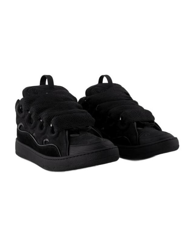 랑방 [해외직구] 25SS 랑방 스니커즈 FU SKDK12 DRAG P25 1010 BLACK 착용컷