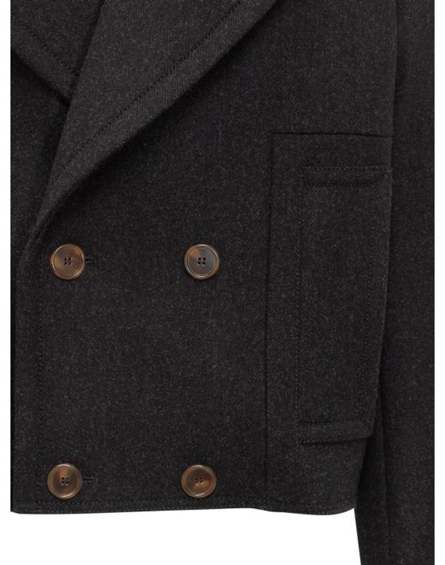 랑방 [해외직구] 25FW 랑방 트렌치 코트 RMCO00096120H25 18 ANTHRACITE 착용컷