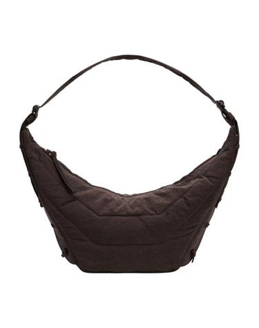 [해외직구] 25FW 르메르 워터 리펠런트 나일론 캔버스 미디움 소프트 게임 백 BG0074 LF1330 BR490 BROWN