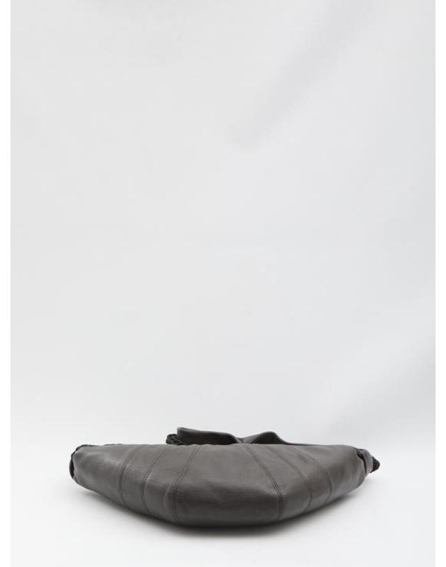 르메르 [해외직구] 26FW 르메르 브레이드 미디움 크루아상 백 그레인드 버팔로 레더 BG0174 BROWN 착용컷