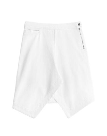 [해외직구] 26SS 르메르 애시메트릭 데님 스커트 SK1072 LD1069086 WHITE