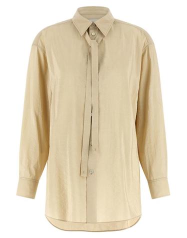 [해외직구] 26SS 르메르 롱 셔츠 타이 드라이 실크 SH1282LF1308BG235 White