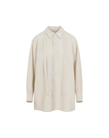 [해외직구] 르메르 롱 셔츠 타이 드라이 실크 SH1282 LF1308BG235 BEIGE