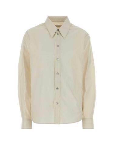 [해외직구] 26SS 르메르 포인티드 칼라 셔츠 워시드 코튼 실크 SH1182LF1500 WH048 BEIGE