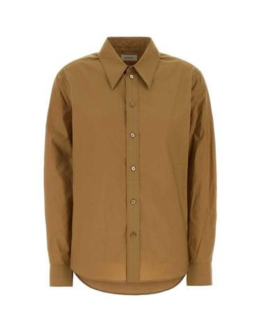 [해외직구] 26SS 르메르 포인티드 칼라 셔츠 워시드 코튼 실크 SH1182LF1500 YE539 CAMEL