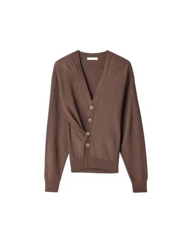 [해외직구] 26FW 르메르 릴렉스 트위스트 가디건 PO0052 LK1063 BR310 BROWN