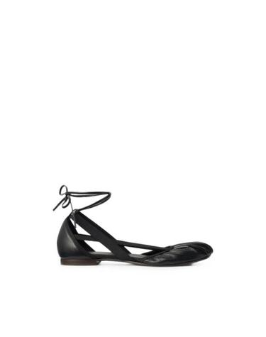 [해외직구] 26FW 르메르 플랫 페딜레 고트 레더 발레리나 슈즈 FO0317 LL0152 BK999 BLACK