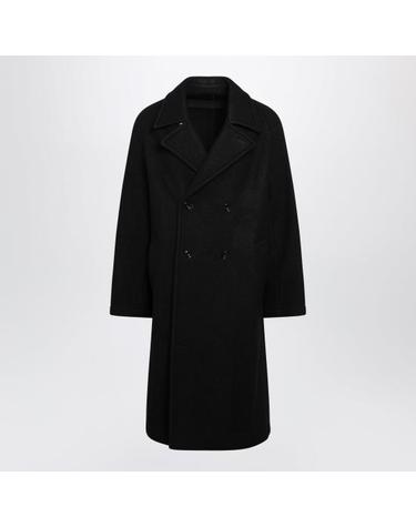 [해외직구] 26FW 르메르 더블 브레스티드 펠티드 울 앤 알파카 코트 CO1169LF1700 Black