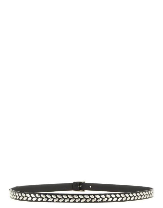 르메르 [해외직구] 26FW 르메르 아몬드 스터드 벨트 AC1212LL0055BR449 Brown 착용컷