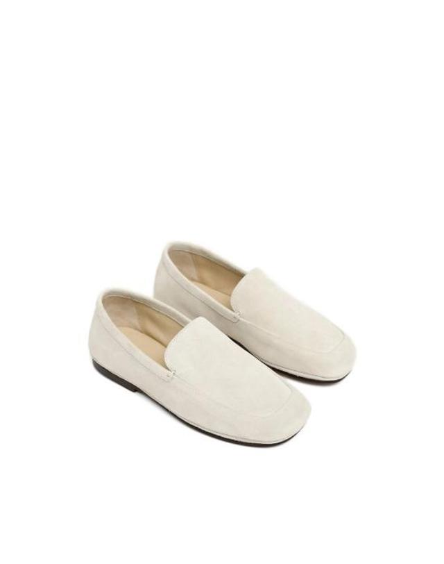르메르 [해외직구] 26SS 르메르 스웨이드 슬리브드온 로퍼 FO0289 LL0134 BG264 NEUTRALS 착용컷