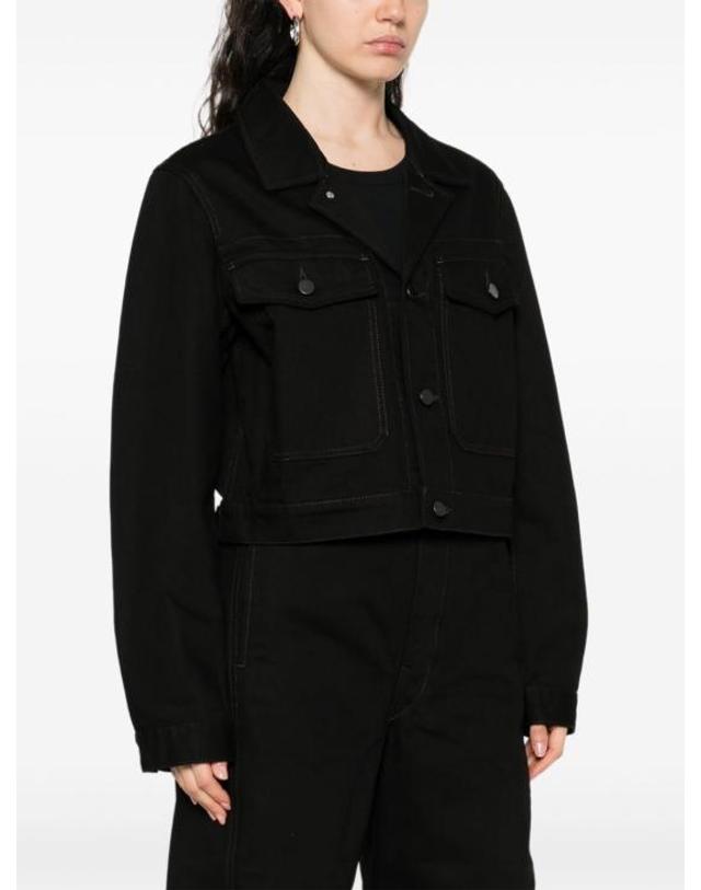르메르 [해외직구] 26SS 르메르 코튼 셔츠 자켓 OW1191 LD1055999 BLACK 착용컷